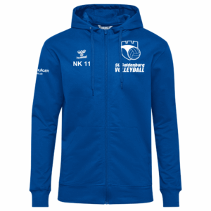Hummel GO 2.0 Chevron Zip Hoodie blau